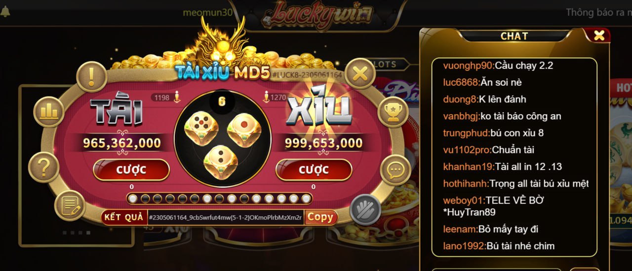 Tài xỉu md5